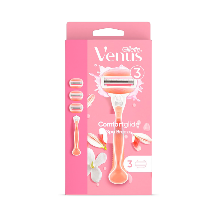 Venus Spa Breeze Razor + 3 Blades