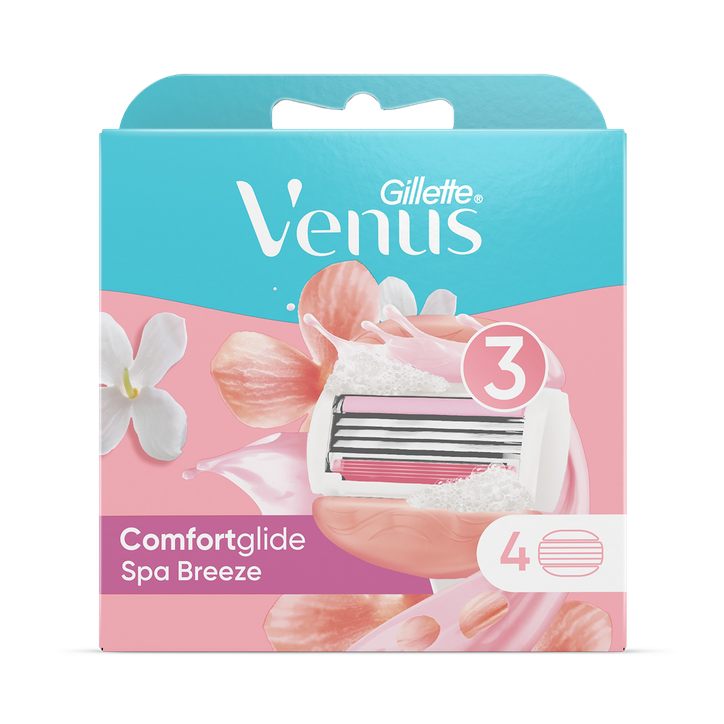 Venus Comfort Glide Spa Breeze Blades 4's