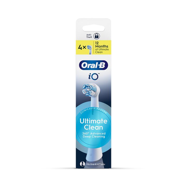 Oral-B iO Series Ultimate Clean, Original Brush Heads, CrissCross Bristles, 4