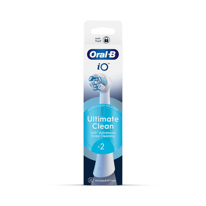 Oral-B iO Series Ultimate Clean, Original Brush Heads, CrissCross Bristles, 2