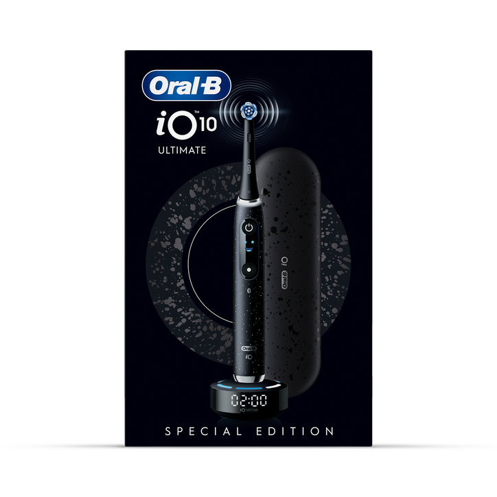 Oral-B iO 10 Black Electric Toothbrush Designed By Braun