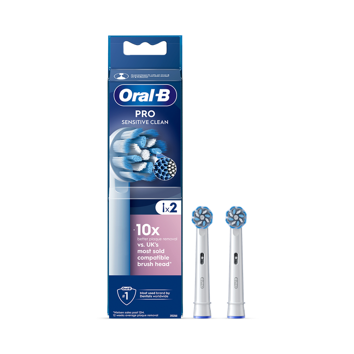 Oral-B Pro Sensitive Clean Toothbrush Heads, 2 Counts