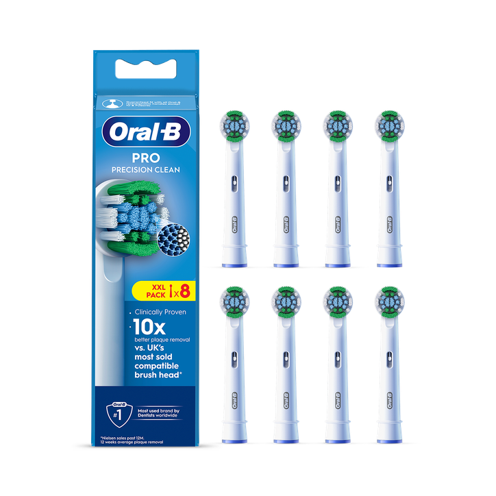 Oral-B Pro Precision Clean Electric Toothbrush Heads, 8 Counts