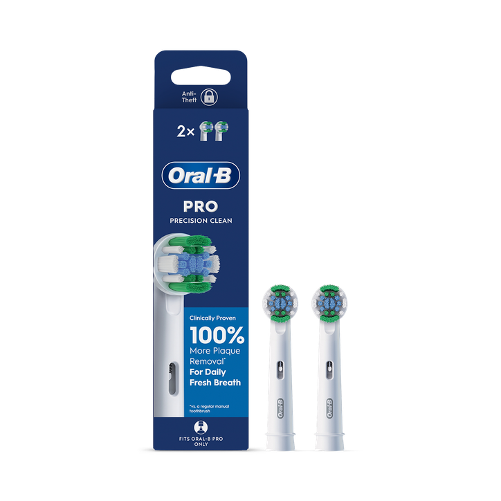 Oral-B Pro Precision Clean Toothbrush Heads, 2 Counts