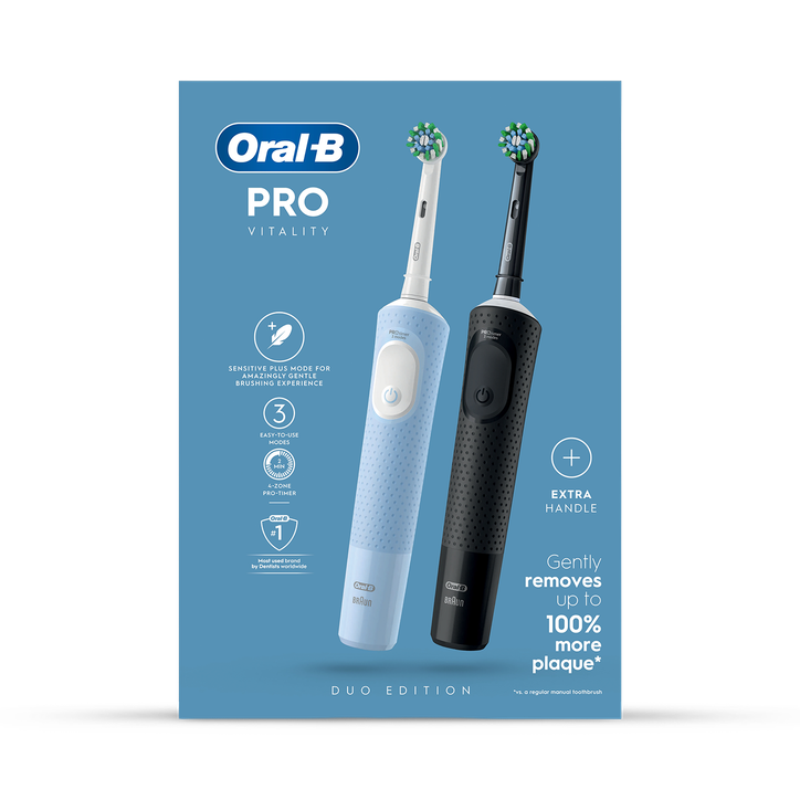 Oral-B Pro Vitality Black & Blue Electric Toothbrushes