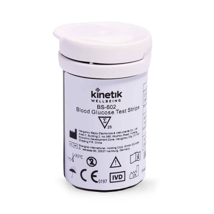 Kinetik Blood Glucose Test Strips (Pack of 50)
