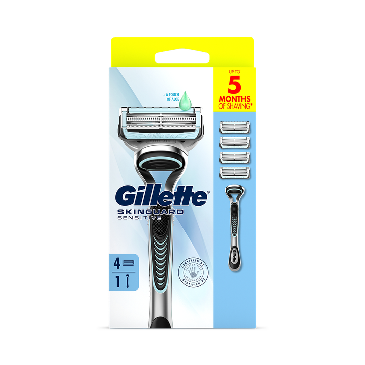 Gillette SkinGuard Sensitive Razor Aloe - 4 Blades