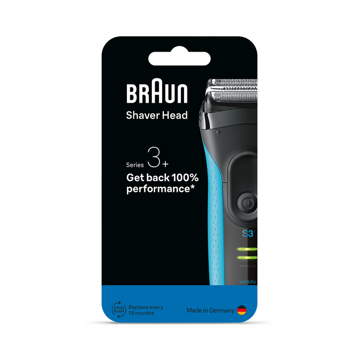 Braun Series 3+ Electric Shaver ORIGINAL Replacement Head, 32B