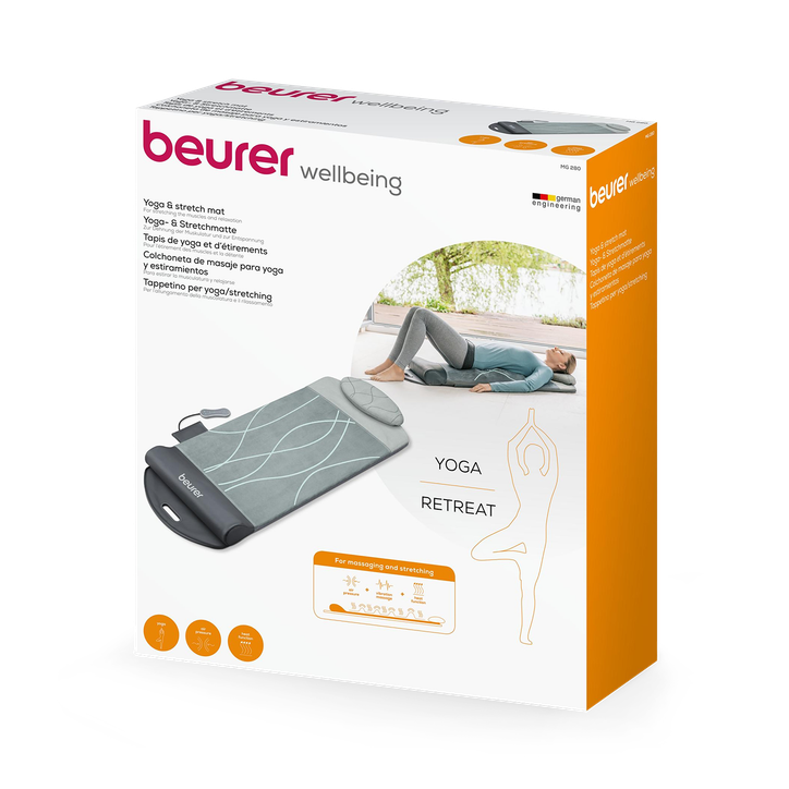 Beurer yoga & stretch mat with air compression