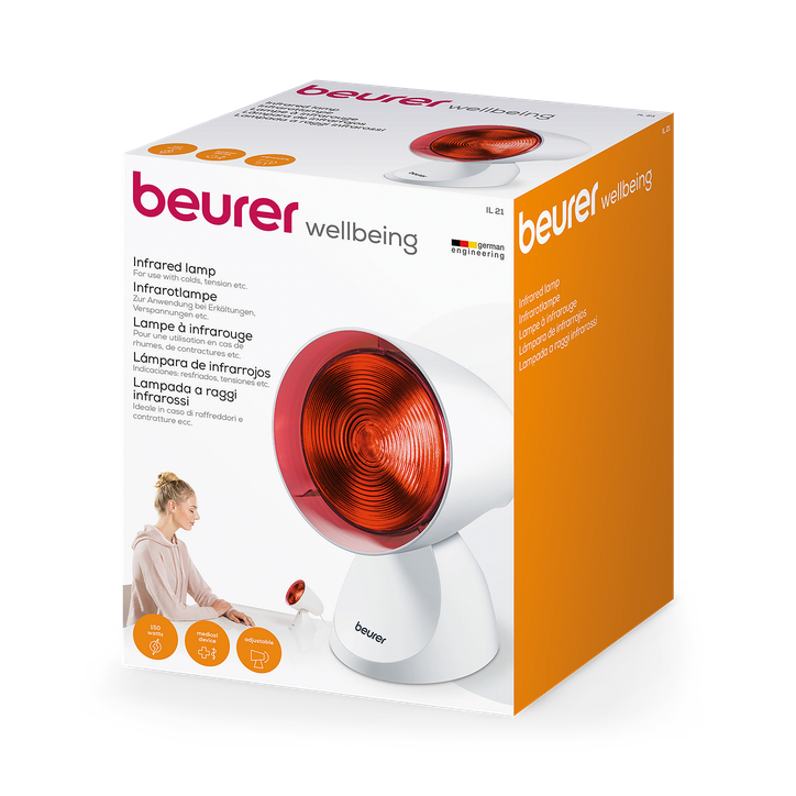 Beurer Infrared Lamp for Colds and Muscle Strains 150w