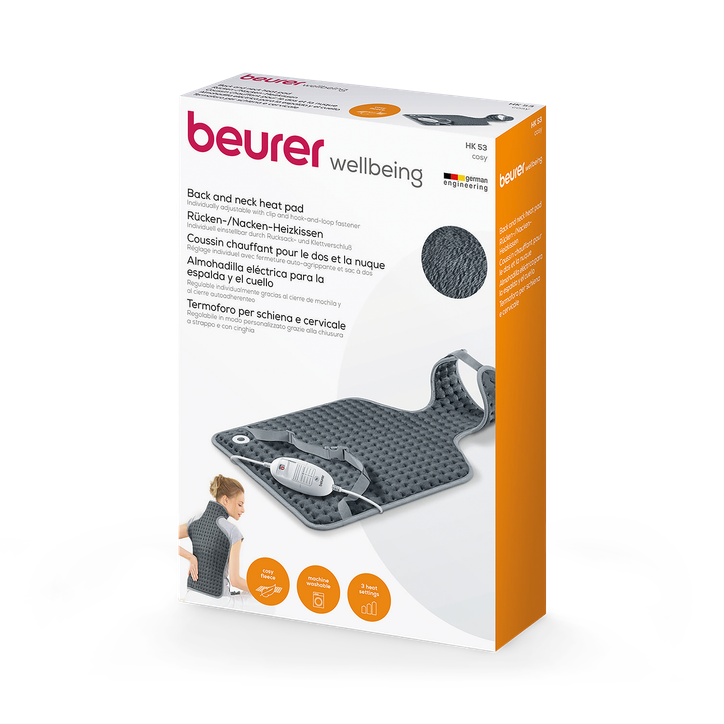 Beurer Back and Neck Heat Pad Grey