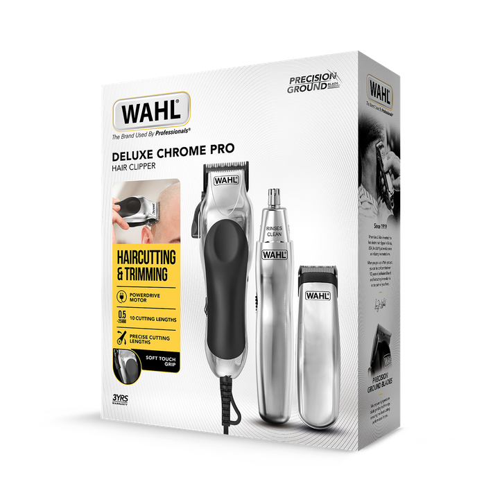 Wahl WM80103-801 Deluxe Chrome Pro Mains Clipper