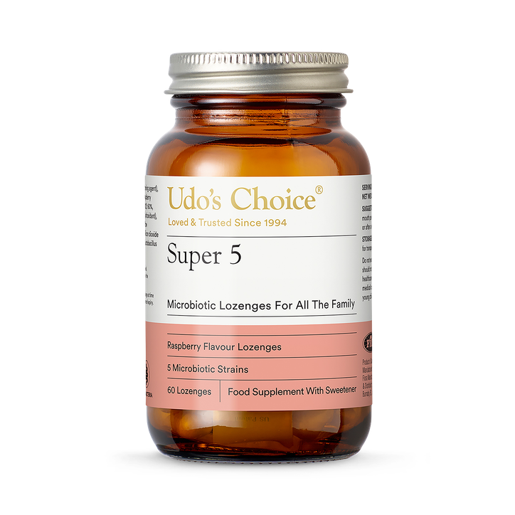 Udo's Choice Super 5 Plus Oral Probiotic Lozenges - 60's