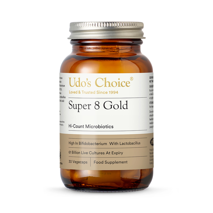 Udo's Choice Super 8 Gold - Super High Strength Probiotics - 30's