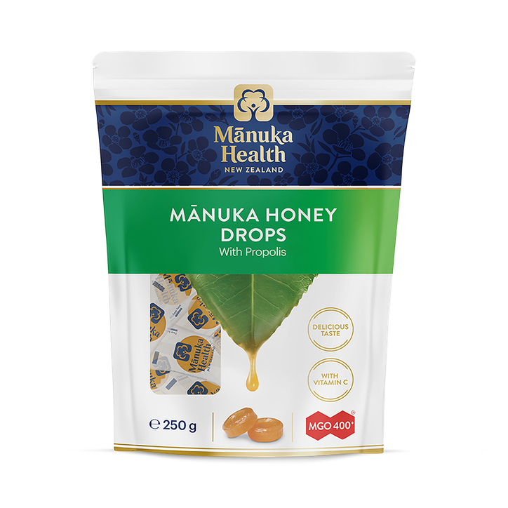 Manuka Health NZ MGO™ 400+ Manuka Honey Drops with Propolis 250gm-Family Pack