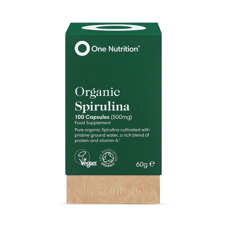 One Nutrition Organic Spirulina 500mg - 100 Vegecaps