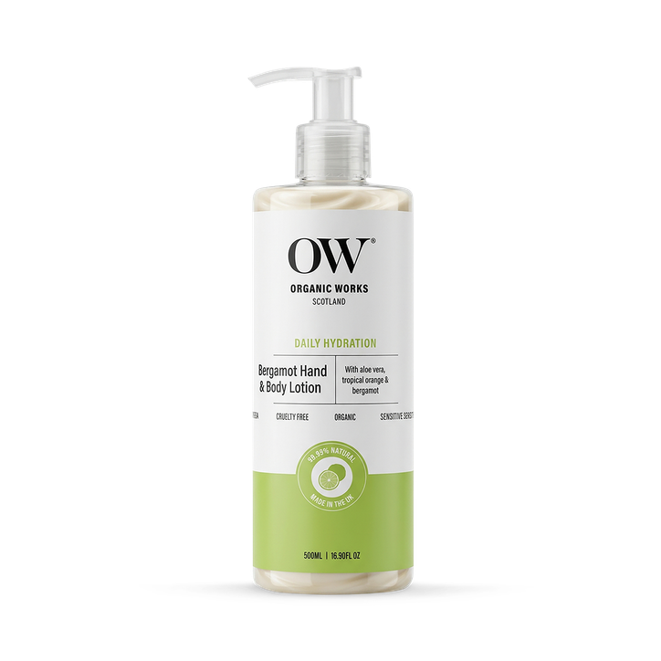 Organic Works Bergamot Hand and Body Lotion 500ml