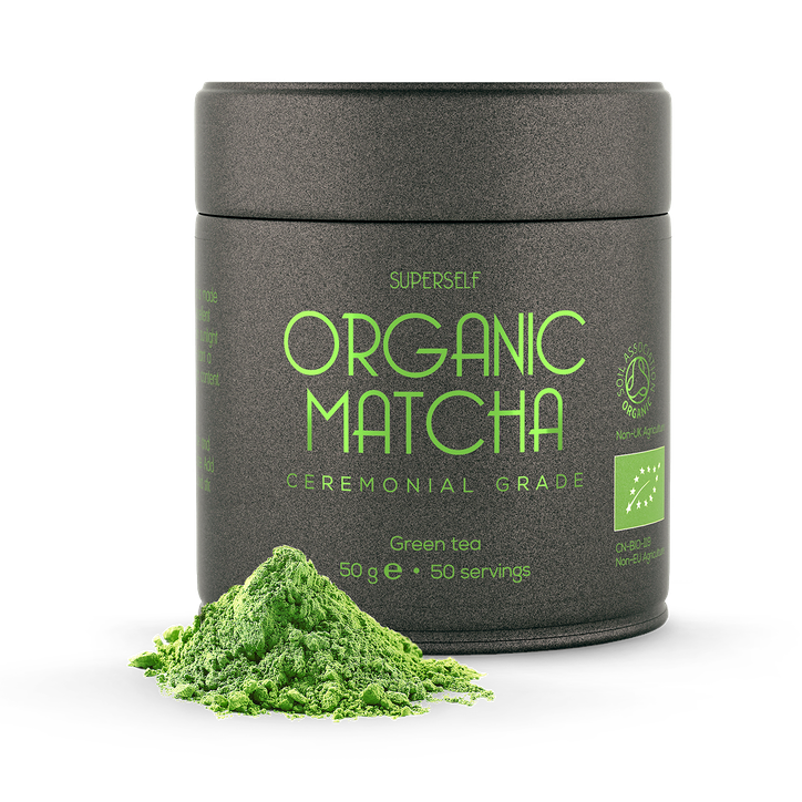 SuperSelf Organic Matcha Green Tea Powder Ceremonial Grade 50g