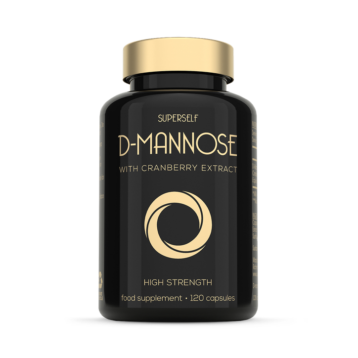 SuperSelf D-Mannose with Cranberry 1000mg 120 Capsules