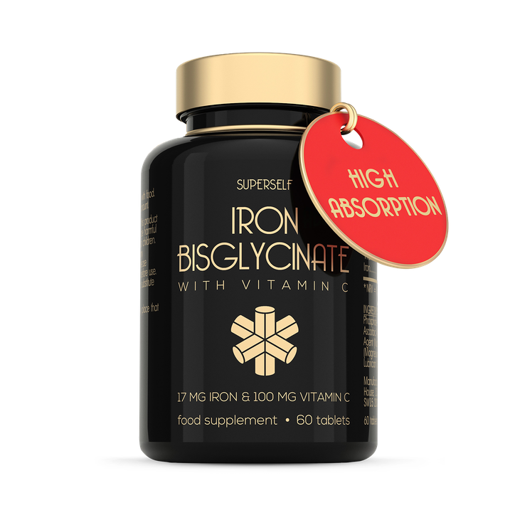 SuperSelf Gentle Iron 17mg with Vitamin C 60 Capsules