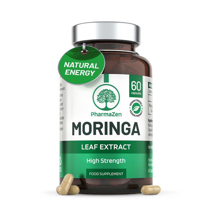 PharmaZen Moringa Leaf Extract 2000mg Capsules - 60 Capsules