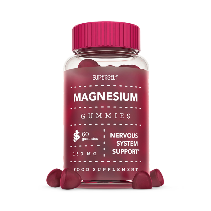 SuperSelf Magnesium 150mg Grape Flavour 60 Gummies