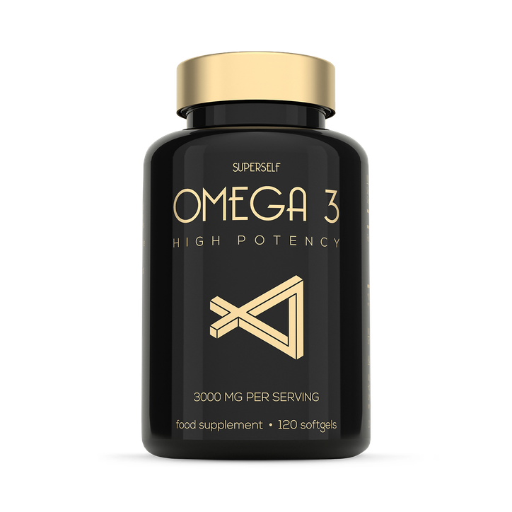 SuperSelf Fish Oil Omega-3 3000mg Triple Strength 120 Softgels