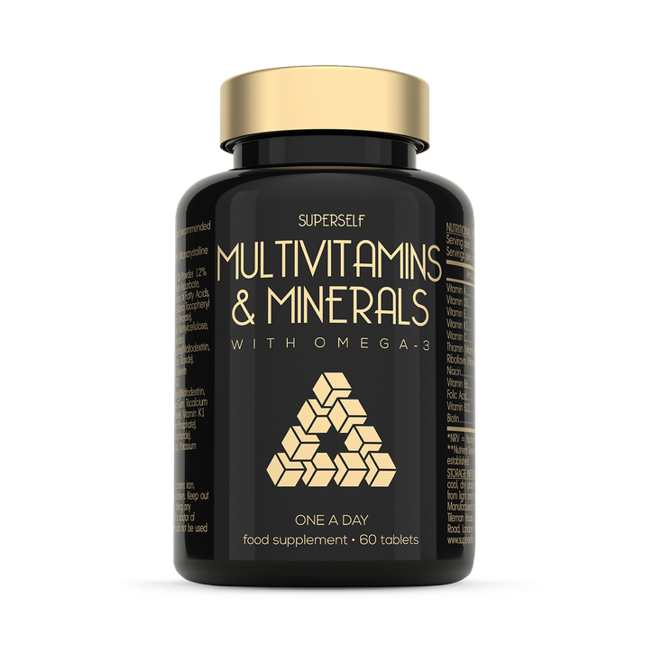 SuperSelf Multivitamin with Omega 3, Vitamins & Minerals 60 Tablets