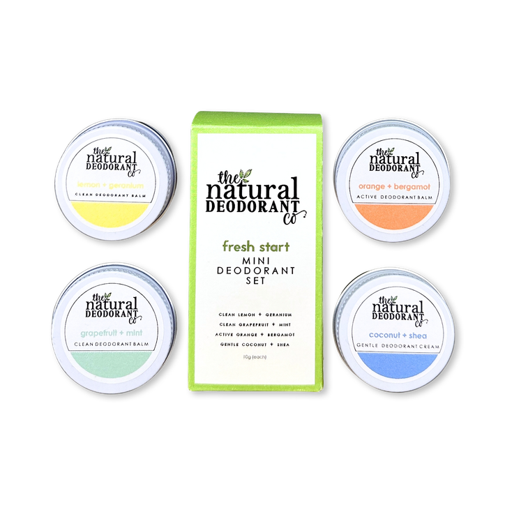 The Natural Deodorant Co. Fresh Start Mini Deodorant Set 1 Each