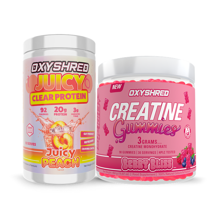 Oxyshred Clear Whey Peach & Creatine Duo