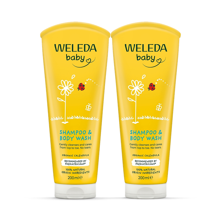 Weleda Baby Shampoo & Body Wash Bundle