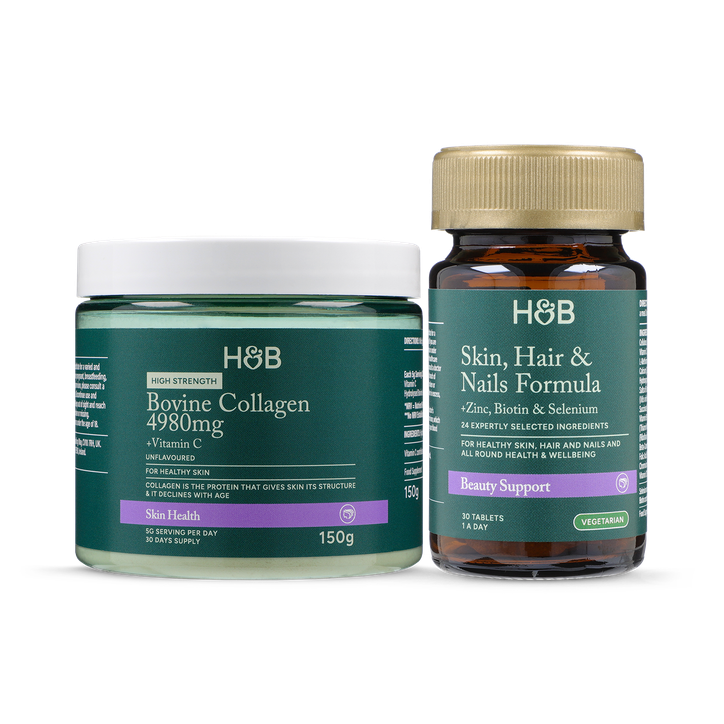Holland & Barrett Hair, Skin & Nails Bovine Beauty Bundle