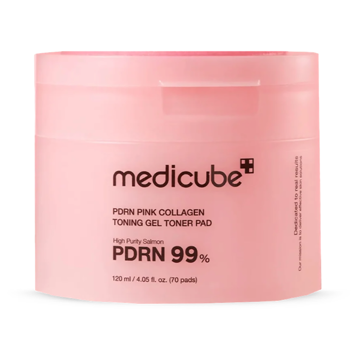 Medicube PDRN Pink Collagen Toning Gel Toner Pad 70ea
