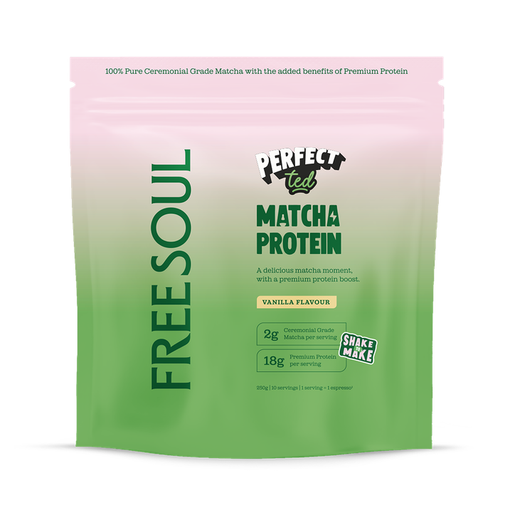 PerfectTed x FreeSoul Vanilla Matcha Protein Vanilla 250 g