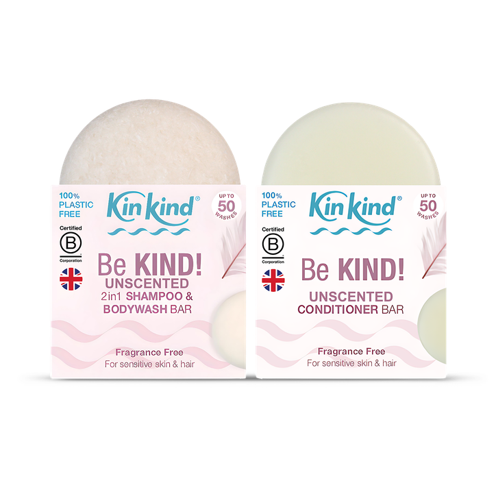 KinKind Be KIND! Shampoo and Conditioner Bar Set