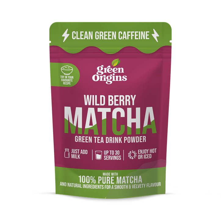 Green Origins Wild Berry Matcha Green Tea Drink Powder 75g