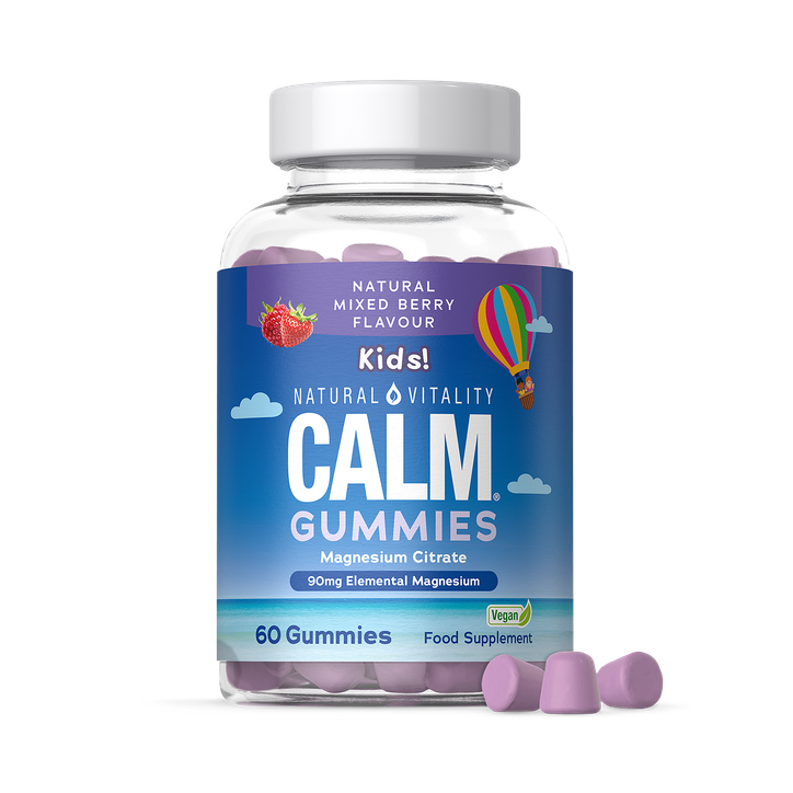 Calm Kids Magnesium 90mg 60 Vegan Gummies