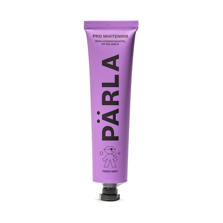 PÄRLA Pro Whitening Toothpaste with Hydroxyapatite, Vitamin B12 & E Mint 75 ml