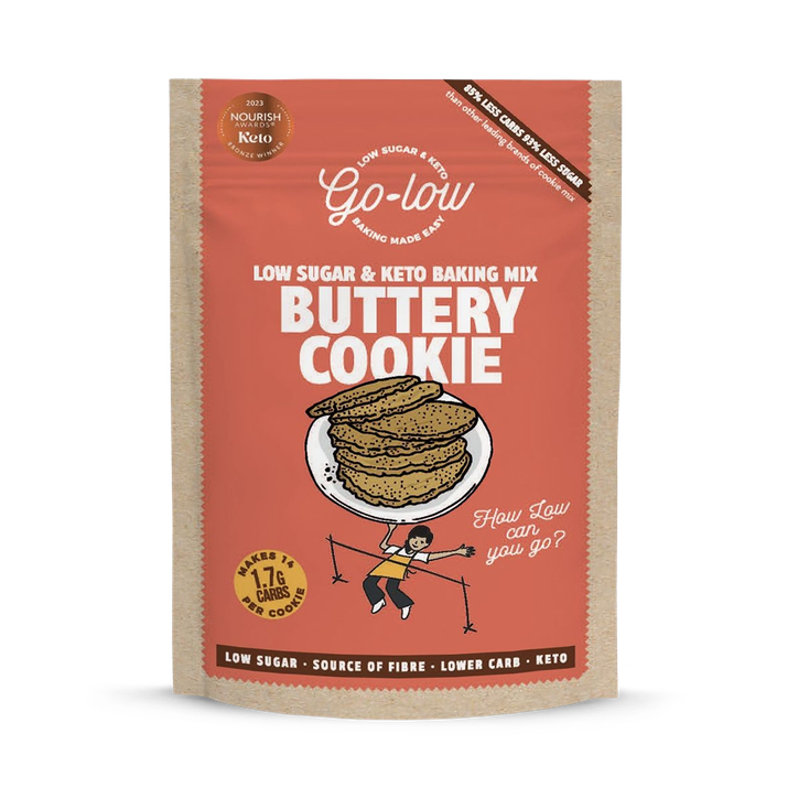 Go Low Buttery Cookie Mix Low sugar & Keto, Gluten free 179g