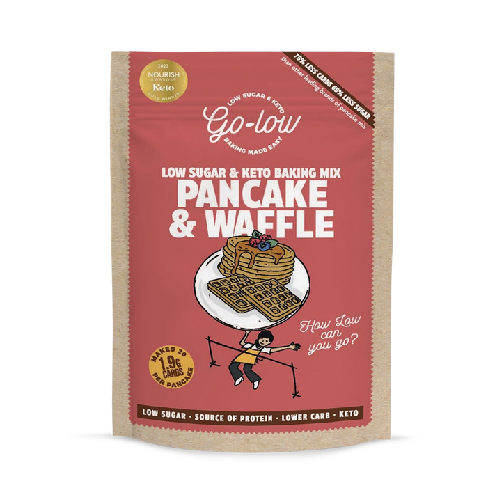 Go Low Pancake & Waffle Mix Low sugar & Keto, Gluten free 210g
