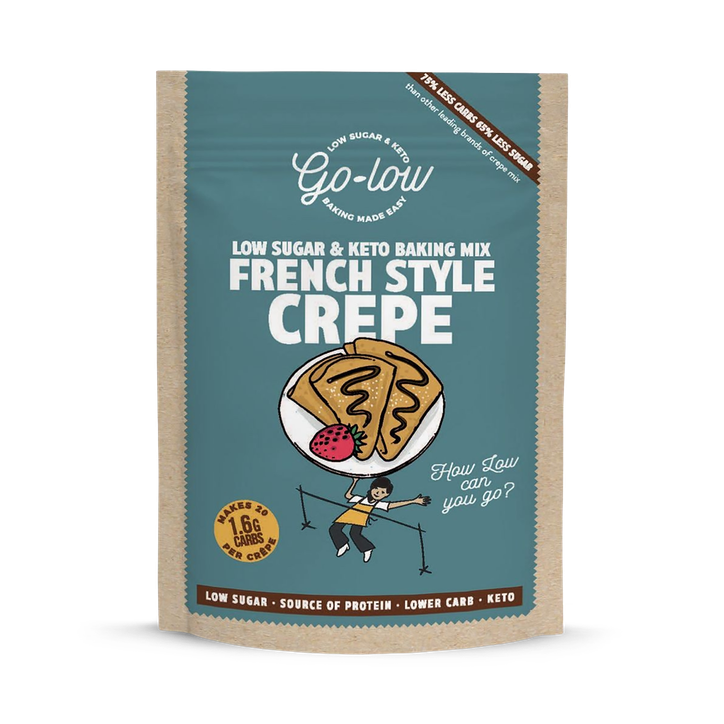 Go Low French Style Crepe Mix Low sugar & Keto, Gluten free 200g