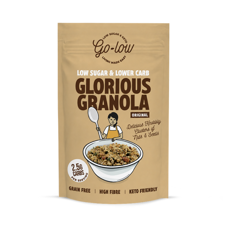 Go Low Glorious Granola Original, Low sugar & Keto, Gluten free 240g