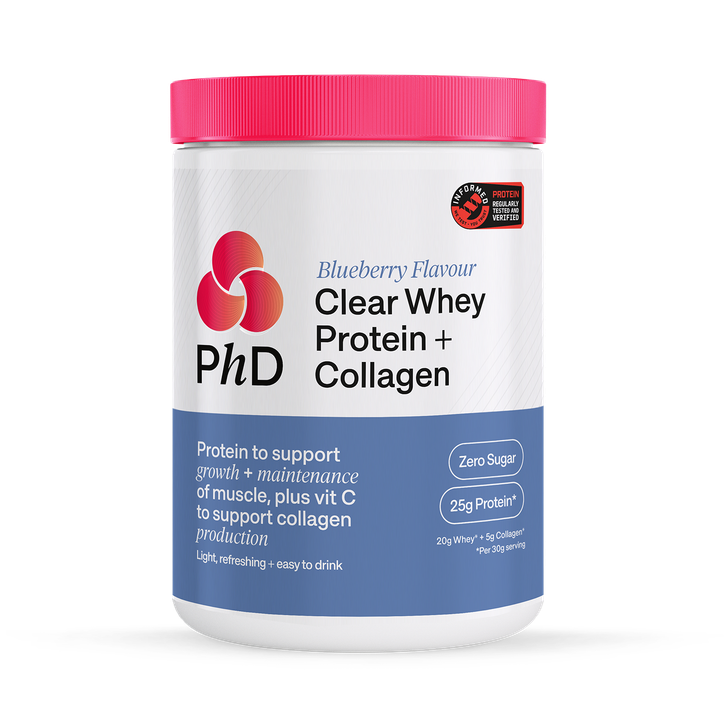 Phd Nutrition Peach Phd Powder Clear Whey Collagen Blueberry 300 G