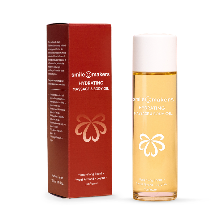 Hydrating Body Massage Oil, 100% Natural, Sweet Almond and Jojoba 100ml