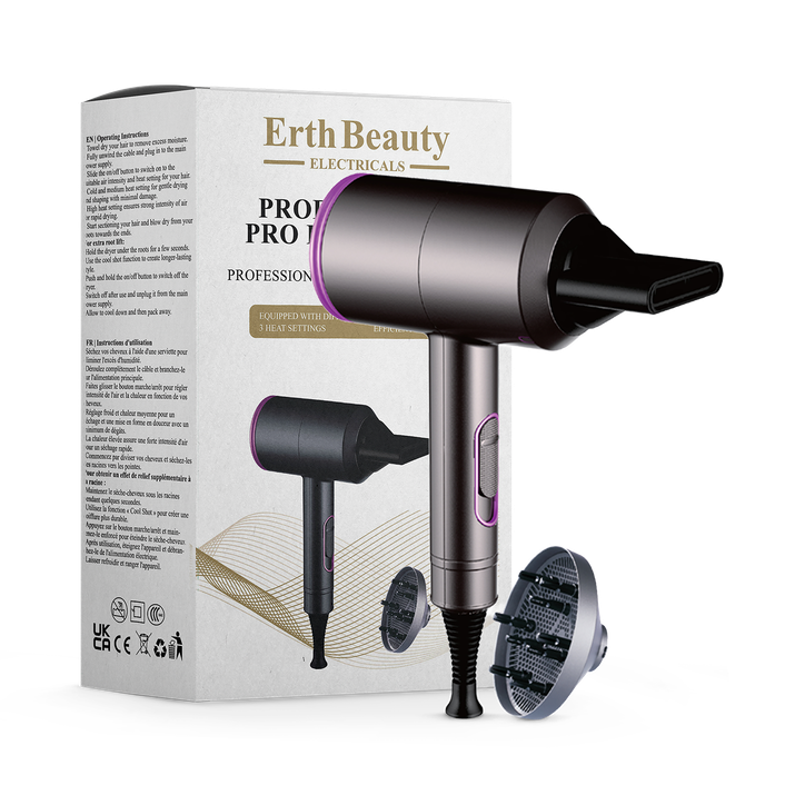 Erth Skin London Professional Pro Hair Dryer
