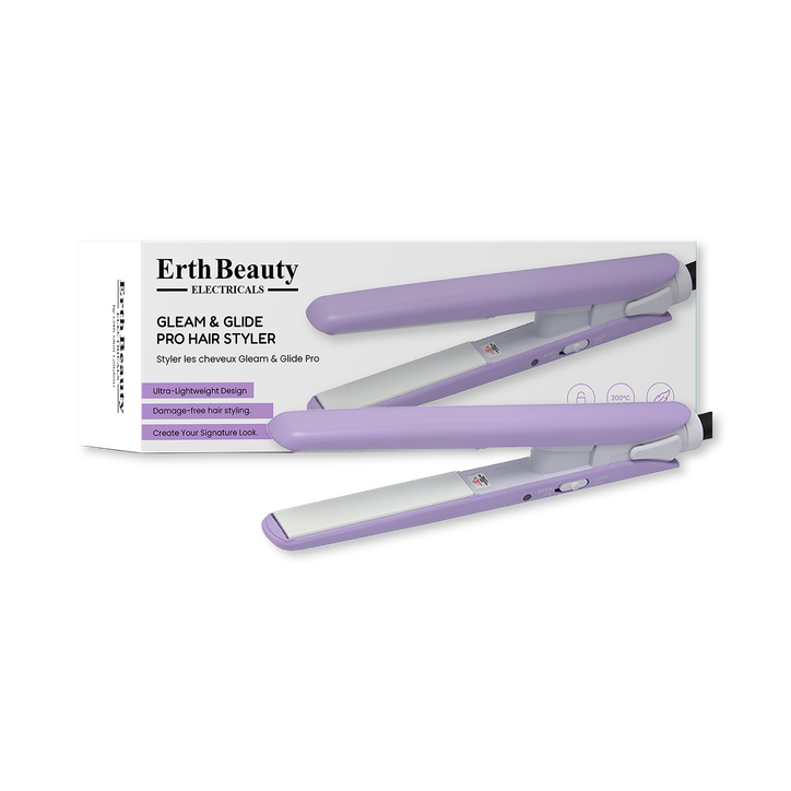 Erth Skin London GLEAM & GLIDE PRO HAIR STYLER