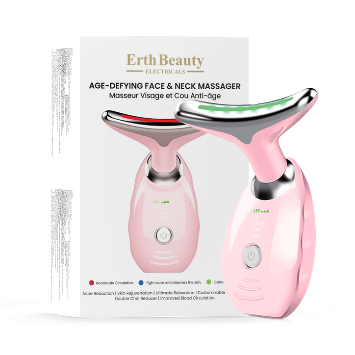 Erth Skin London AGE -DEFYING FACE AND NECK MASSAGER PINK