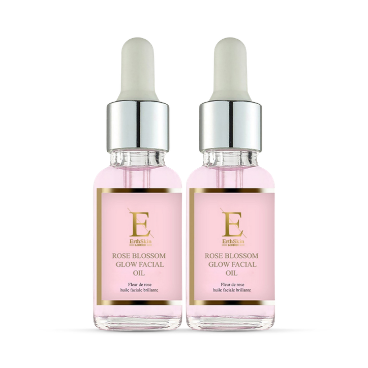 Erth Skin London Brown 2X Rose Blossom Glow Facial Oil 30Ml