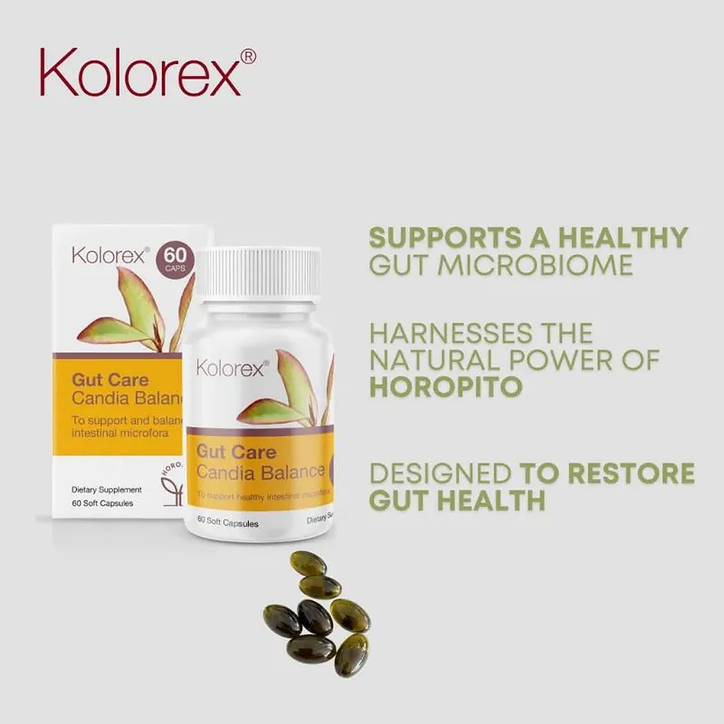 Kolorex Gut Care Candida Balance Soft Capsules 60