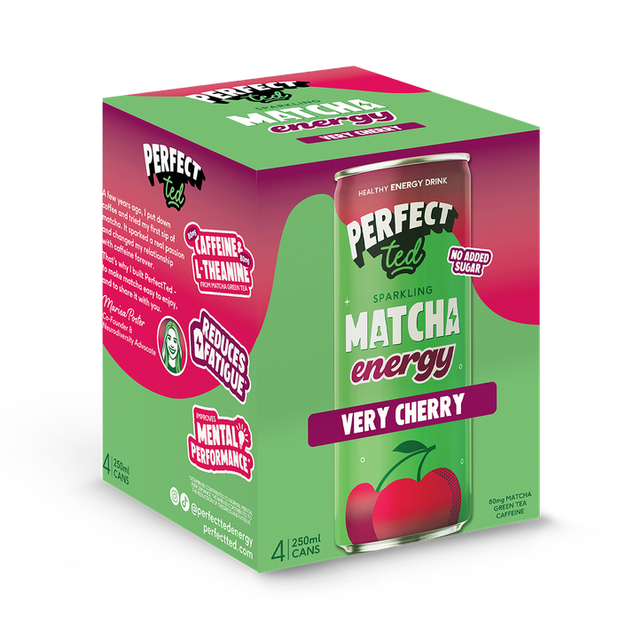 Perfectted Green Matcha Energy Cherry 4 X 250 Ml